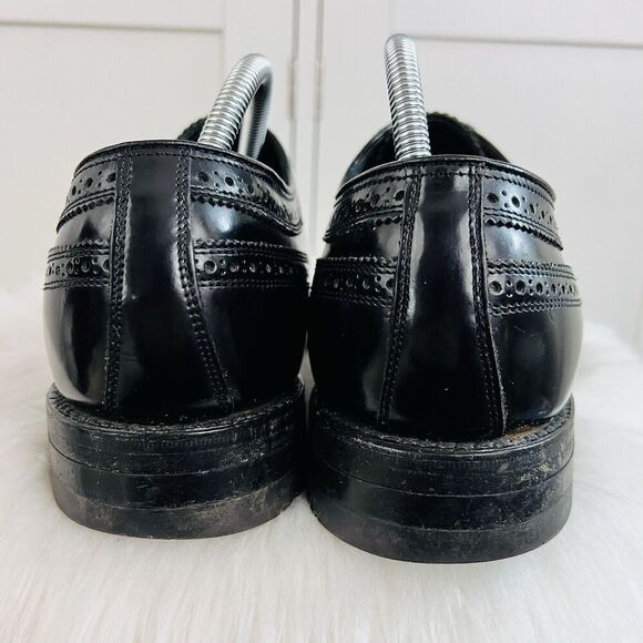 Florsheim Imperial Kenmoor Black Leather Longwing Tip Oxford Dress Shoes Size 10 main image 4